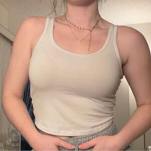 SO Women's White Tank Top